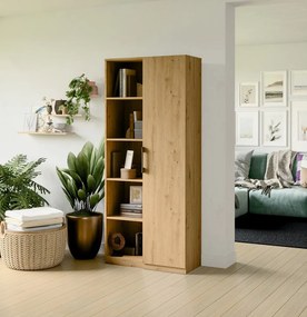 Regál Recados 1 (dub artisan). Akcia -20%. Vlastná spoľahlivá doprava až k Vám domov. 1132654