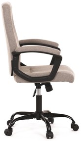 Autronic - Kancelářské křeslo, krémová látka, kovový kříž - KA-Y391 CRM2