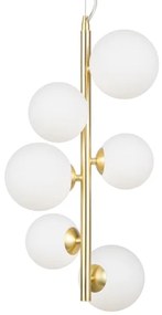 Maytoni MOD545PL-06BS - Luster na lanku DALLAS 6xG9/28W/230V zlatá