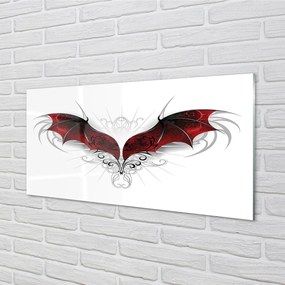 Nástenný panel  drakom krídla 125x50 cm