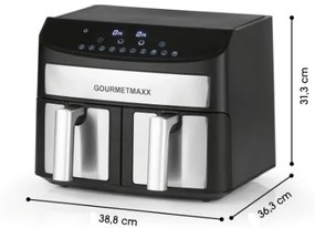 Gourmet Maxx Teplovzdušná fritéza GOURMETmaxx DFE-11339 DUAL