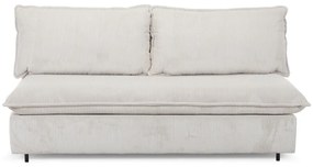 Béžová menčestrová rozkladacia pohovka 184 cm Isadora – Bobochic Paris