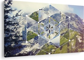 Obraz - Geometrický obrazec (90x60 cm)
