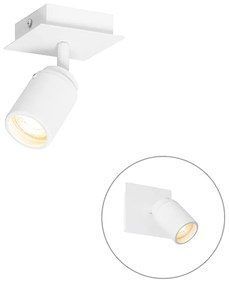 Moderné kúpeľňové bodové svetlo biele štvorcové IP44 - Ducha