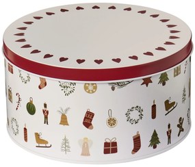 Ib Laursen Okrúhla plechová dóza My Nostalgic Christmas