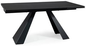 Jedálenský stôl Salvadore II, 160 x 90 cm, čierna