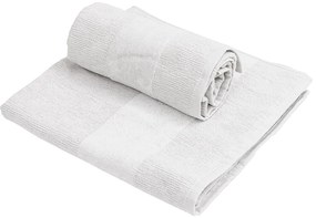 Sada uterákov CARRARA 1ks 60x100 cm a 1ks 40x55 cm 100% bavlna, biela