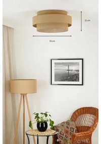 Brilagi - LED Stropné svietidlo SPACE YUTE LED/12W/230V pr. 50 cm béžová