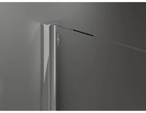 Mexen Velar, posuvné dvere do otvoru typ Walk-In 160 cm, 8mm číre sklo, chrómová, 871-160-000-03-01