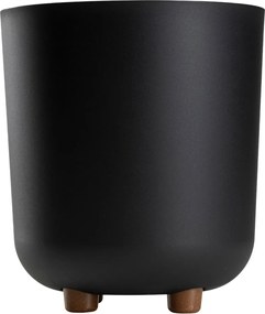 PLASTOVÝ KVETINÁČ TERRA 24X27,5 CM ČIERNA