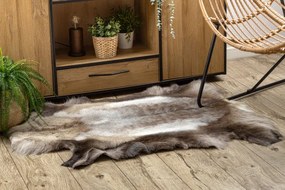 Koberec RENIFER POK009 hnedý / sivý