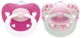 Dojčenský cumlík  NUK Signature 6-18m 2ks dievča, vel. 6-18 m