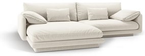 Biela rohová pohovka (ľavý roh) Torino – Micadoni Home