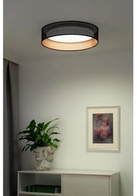Duolla - LED Stropné svietidlo ROLLER LED/24W/230V pr. 45 cm čierna/medená
