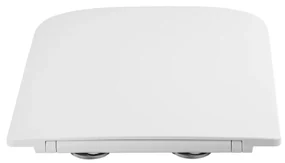 Gamma Venice, toaletné WC sedátko 435x362mm z duroplastu s pomalým zatváraním, biela, GMA-VENICE