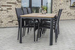 Záhradný jedálenský set Milano + 6x ratanová stolička Paris