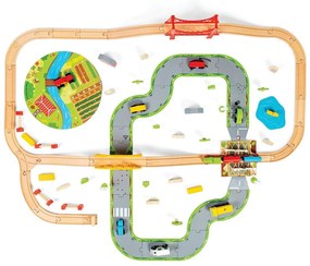 Bigjigs - S dedinskou cestou 80 dielov