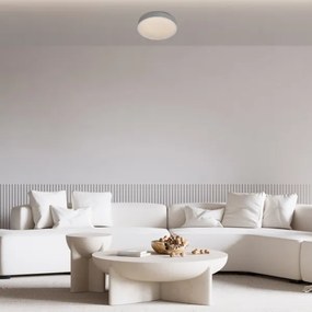 Rabalux 75010 - LED Stropné svietidlo LARCIA LED/18W/230V IP44 4000K strieborná