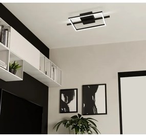 Eglo 901115 - LED Stmievateľné stropné svietidlo AMANDOLO LED/17W/230V čierna + DO