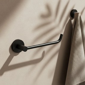 Rea Leo, držiak na toaletný papier, čierna matná, REA-88063