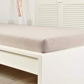 4Home froté prestieradlo Premium kávová, 90 x 200 cm