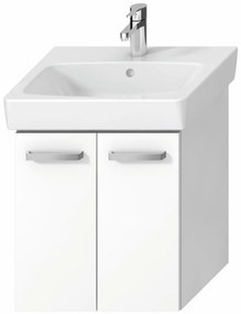 Kúpeľňová skrinka pod umývadlo Jika Lyra Plus Viva 49x41,6x55 cm biela H40J3932003001