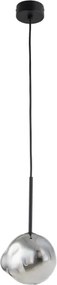 Brilagi - Závesný luster na lanku VULCANO 1xG9/8W/230V pr. 15 cm čierna/dymová čierna
