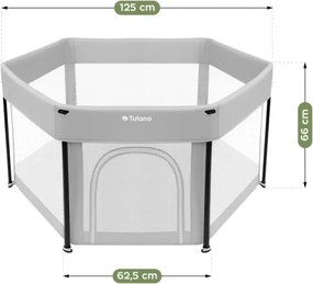 Detská ohrádka Cozy 30 sivá