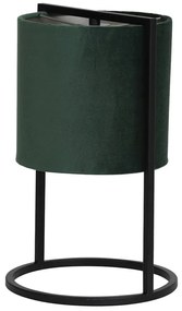 Stolná lampa SANTOS, Velour Dark Green, Výška 35 cm