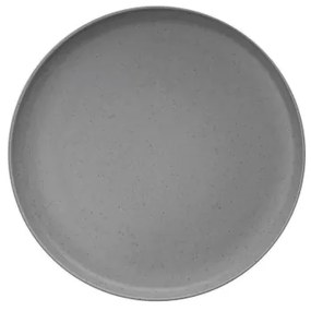 12-dielna jedálenská súprava, sivá/porcelán