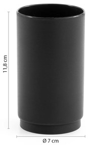 Gedy, SHARON pohár na postavenie, čierna, SH9814