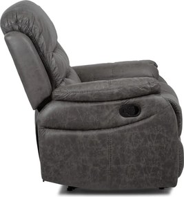 Polohovacie kreslo sivé TV-4086 GREY