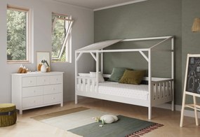 Komoda xamia 110 x 80 cm biela MUZZA