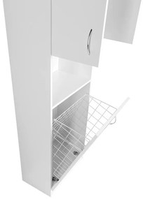 Aqualine Aqualine, SIMPLEX ECO vysoká skrinka s košom 50x180x30cm, SIME510