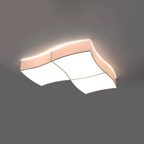 Sollux Lighting Stropné svietidlo SQUARE 3 biele
