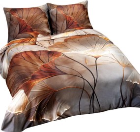 SATÉNOVÉ OBLIEČKY SATYNLOVE PREMIUM 140X200 CM, 1KS 70X90 CM LISTY