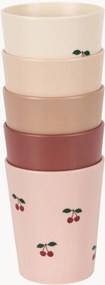 Detské poháre Cherry, 5 ks