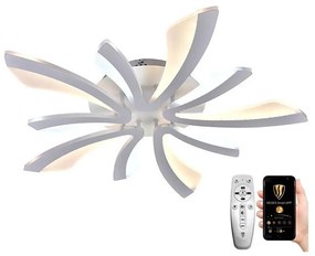 Brilagi - LED Stmievateľný prisadený luster TWIST LED/55W/230V 3000-6500K biela + DO