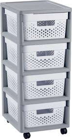 Curver Zásuvky INFINITY 4x11L perforované