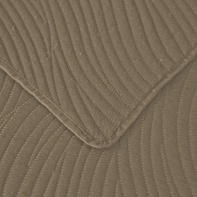 Prehoz na posteľ so vzorom CADIZO olivovo zelený Rozmer: 200 x 220 cm