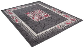 Koberec 4489A DARK GRAY CHEAP PP CRM Veľkosť: 130x190cm