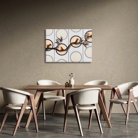 Umelecký obraz - Vtáčiky na vetve (70x50 cm)