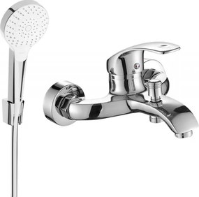 Mexen Fabia R05 vaňová batéria so sprchovacím setom, chróm - 74653R05-00