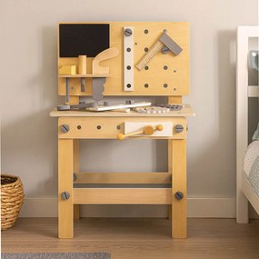 KIK Drevená dielňa s náradím DIY set