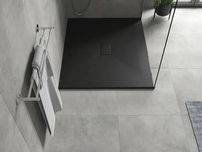 Mexen Hugo, SMC obdĺžniková sprchová vanička 120 x 100 cm, čierna matná, 42701012