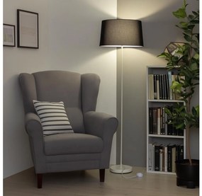 Brilagi - LED stojacia lampa CERIA 1xE27/40W/230V pr. 45 cm čierna/biela