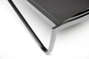 KETTLER DIAMOND hliníkové ležadlo s teakovými opierkami