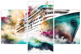Obraz - Akvarelové more (90x60 cm)