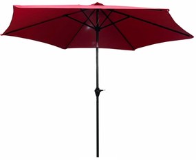 Záhradný slnečník ORIENT 270 cm červený