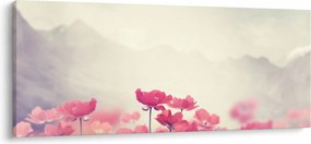 Obraz - Vlčie maky (120x50 cm)